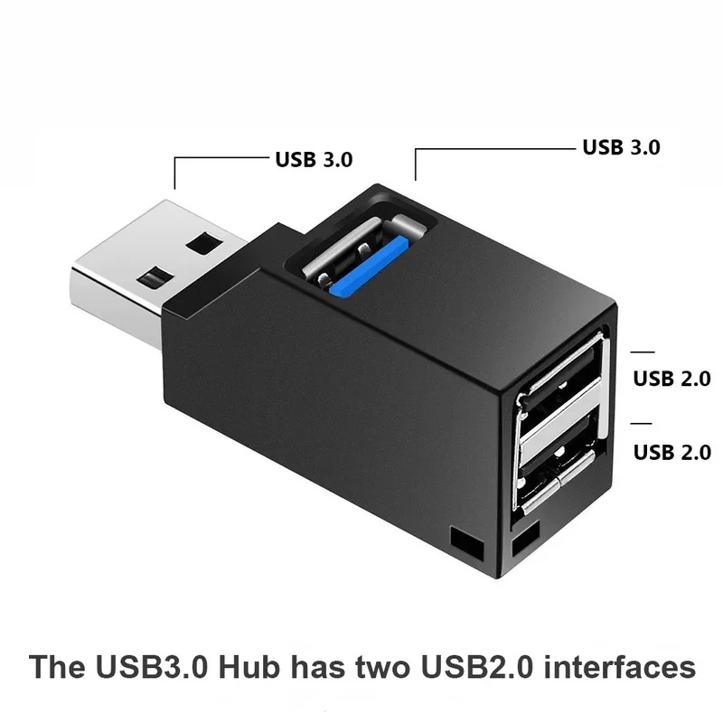 Mini Electronics Gadgets - 1-4개 어댑터 미니 스플리터 확장 박스