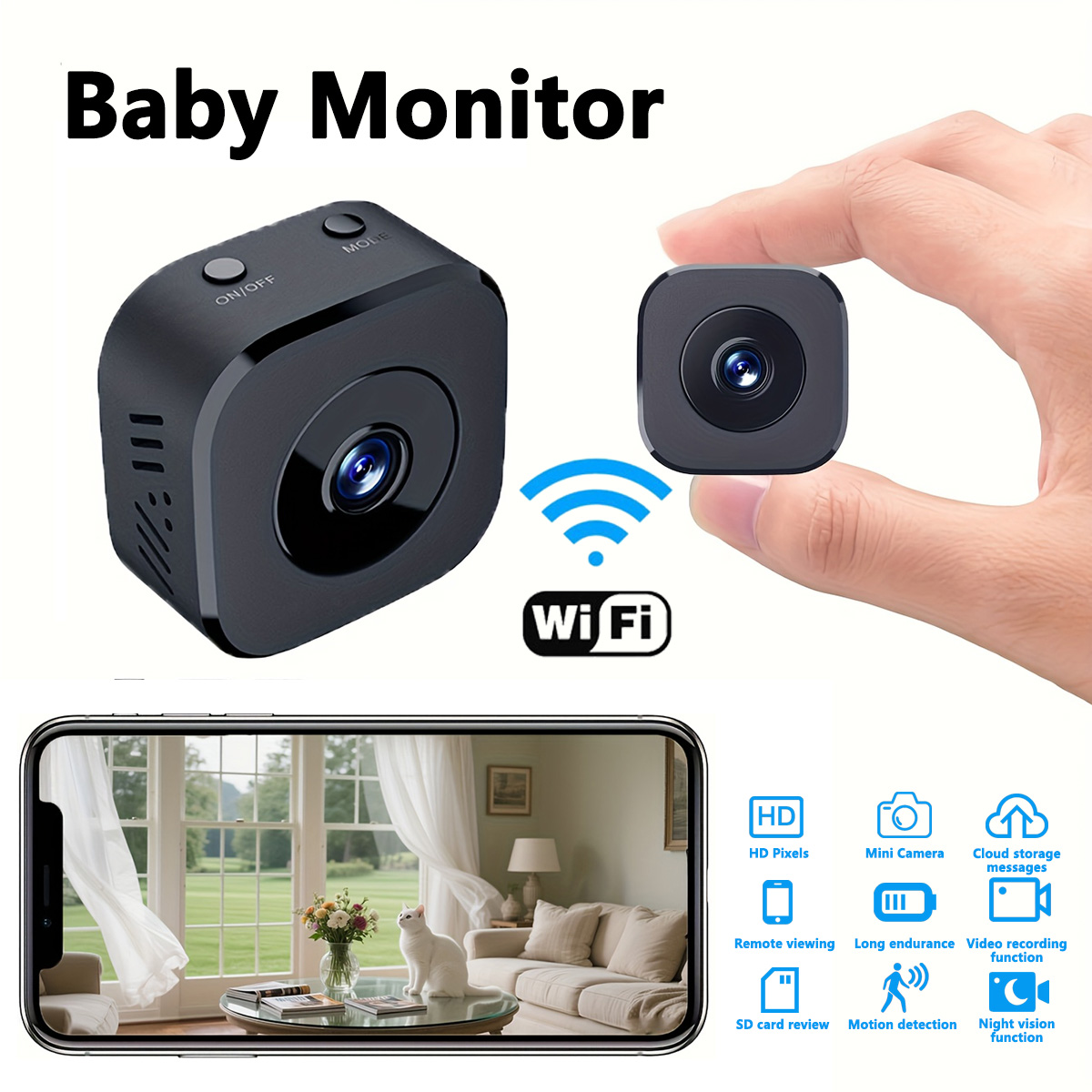 Mini Electronics Gadgets - 1080P HD 미니 WiFi 카메라 실내
