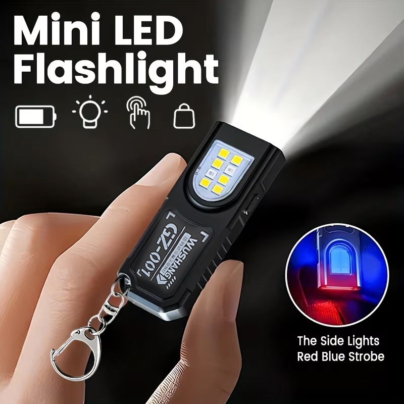 Mini Electronics Gadgets - 다기능 키체인 손전등 USB 충전식 미니