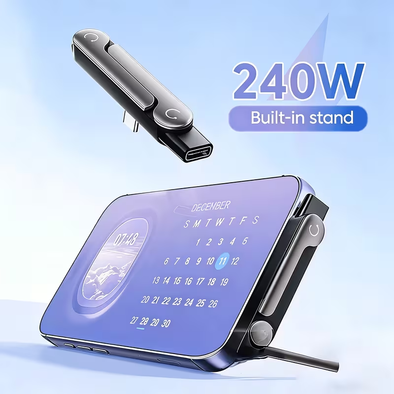 240W 타입 C 어댑터 고속 충전 90 °   엘보  - Mini Electronics Gadgets 리뷰 및 가격