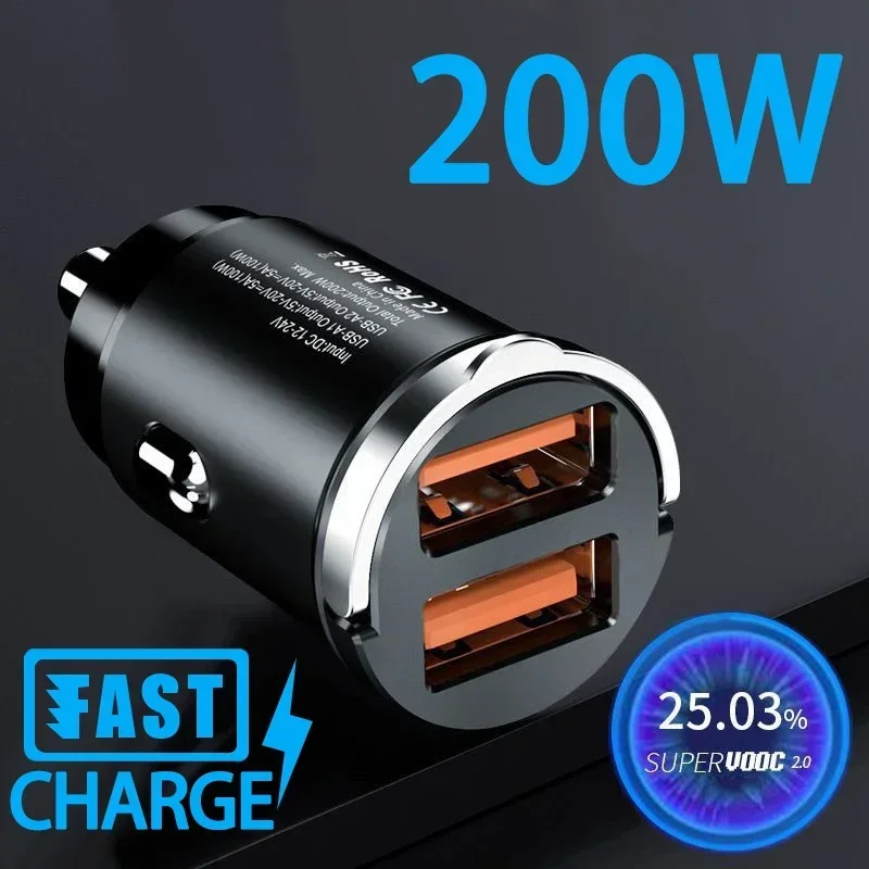 100/200W 차량용 충전기 라이터 PD 아이폰 QC - Mini Electronics Gadgets 리뷰 및 가격