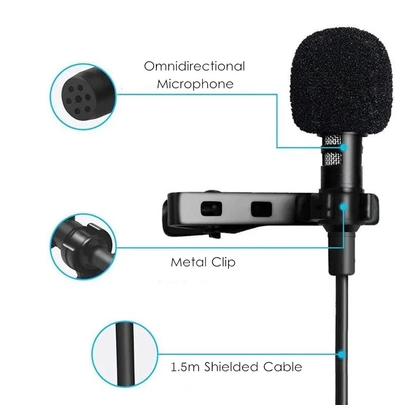 1-4개 휴대용 USB 미니 라발리에 마이크 3.5mm - Mini Electronics Gadgets 리뷰 및 가격