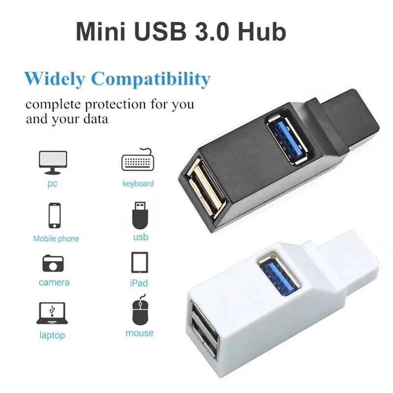 1-4개 어댑터 미니 스플리터 확장 박스 3포트 고속  - Mini Electronics Gadgets 리뷰 및 가격