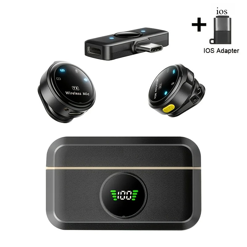 아이폰 및 안드로이드용 무선 라발리에 마이크, USB- - Mini Electronics Gadgets 리뷰 및 가격