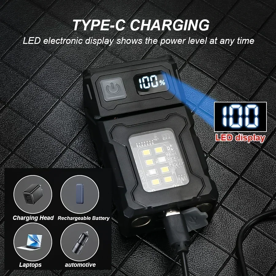 미니 USB 충전식 LED 손전등 - 휴대용 초강력 토 - Mini Electronics Gadgets 리뷰 및 가격