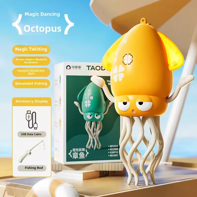 스마트 춤추는 문어 로봇 - 자동 회피 전자 장난감,  - Electronics And Gadgets With Y 리뷰 및 가격