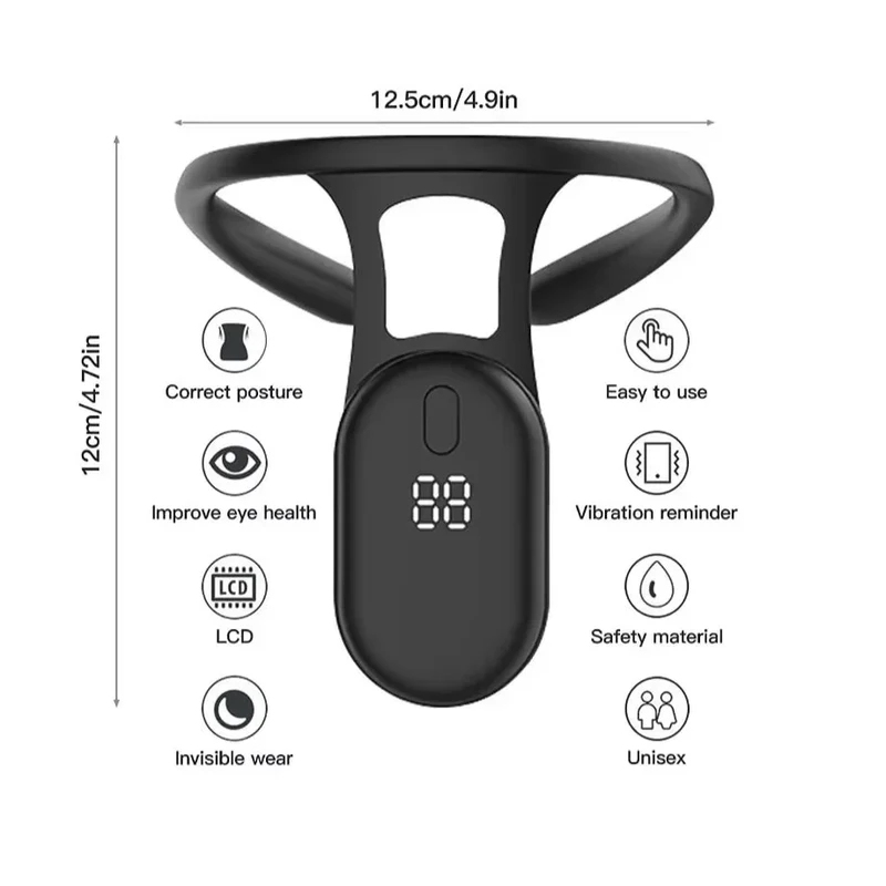 마이크로 진동 스마트 자세 교정기, 성인 및 어린이용  - Smart Posture Sensor 리뷰 및 가격