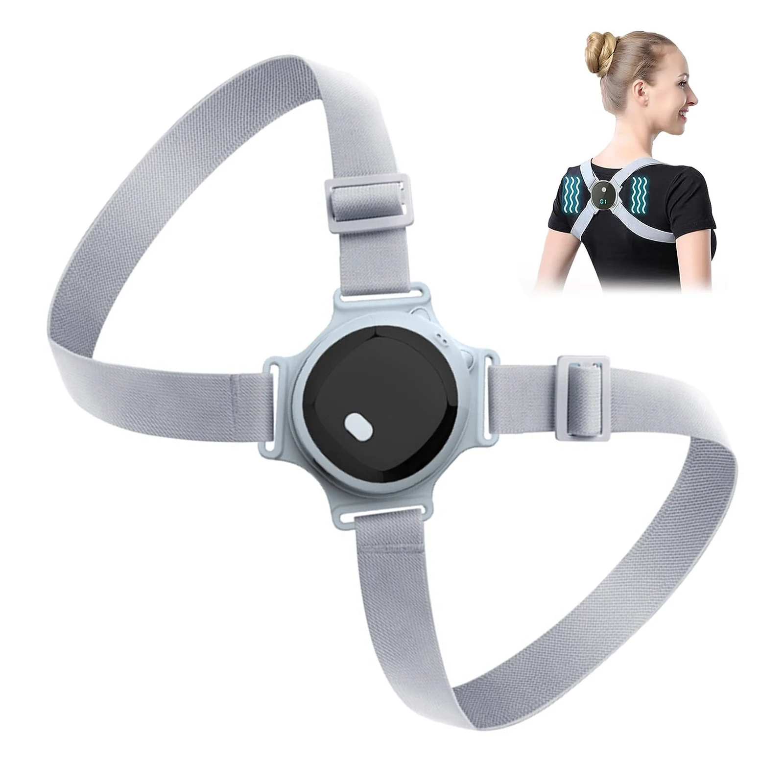 스마트 전자 자세 교정기 등받이 지지대 벨트 USB 충 - Smart Posture Sensor 리뷰 및 가격
