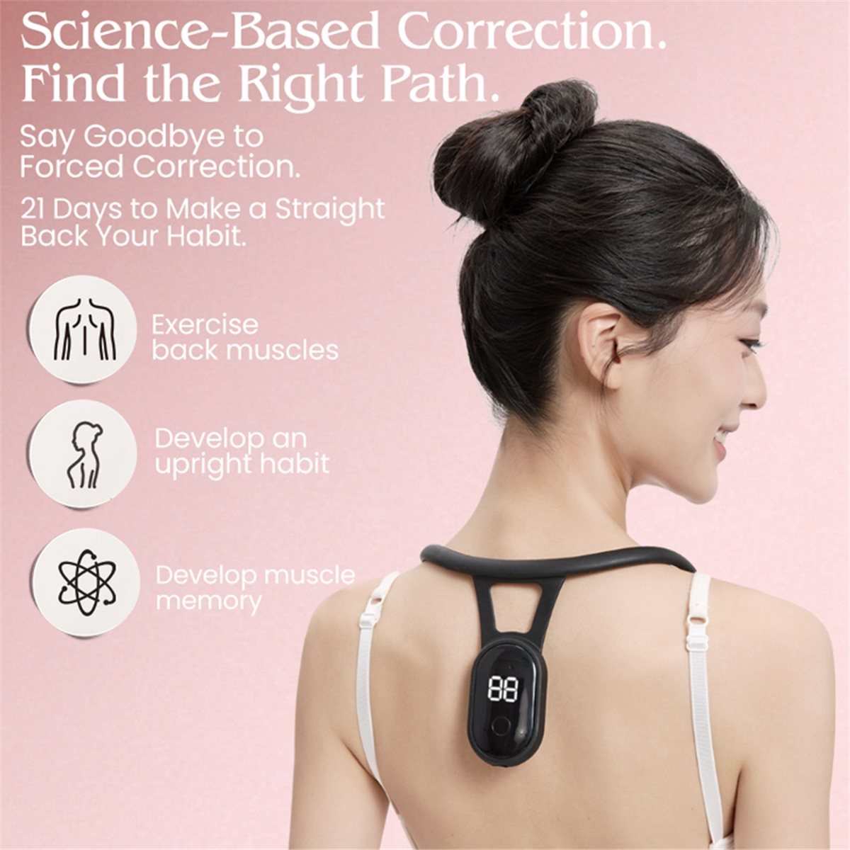 [신제품] 스마트 자세 교정기 미크로 진동 자세 교정  - Smart Posture Sensor 리뷰 및 가격