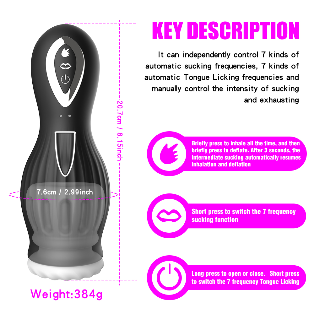 남성용 자동 빠는 혀 핥기 자위대, 구강 구강 성교,  - Electronics Gadgets For Women 리뷰 및 가격