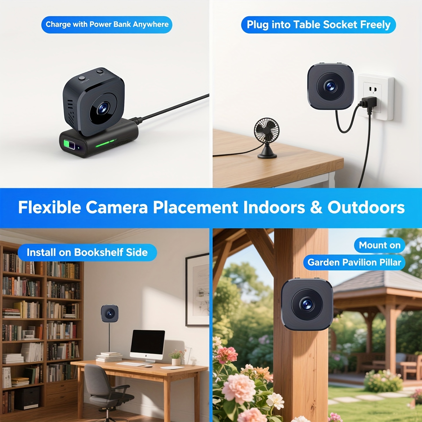 1080P HD 미니 WiFi 카메라 실내 안전 보안  - Mini Electronics Gadgets 리뷰 및 가격