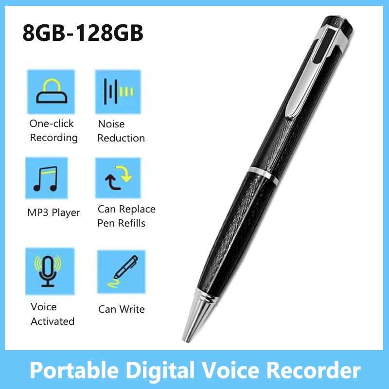 8GB-128GB 디지털 보이스 레코더 전문 오디오 녹 - Voice Recorder Pen 리뷰 및 가격