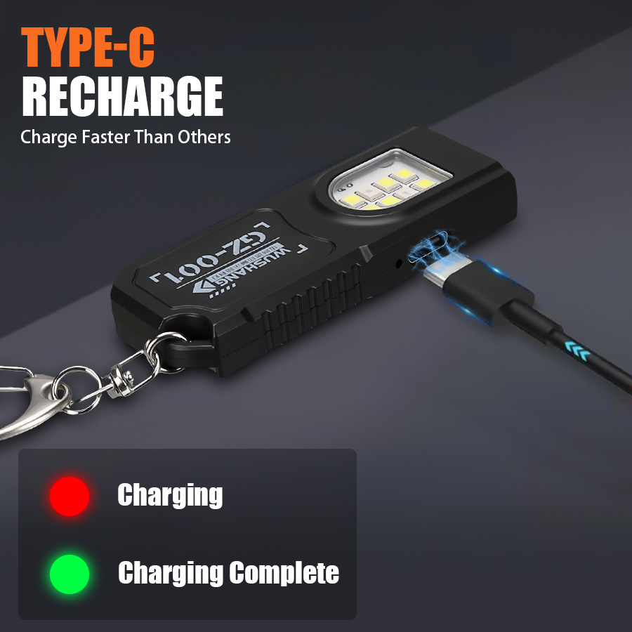 다기능 키체인 손전등 USB 충전식 미니 손전등 COB - Mini Electronics Gadgets 리뷰 및 가격