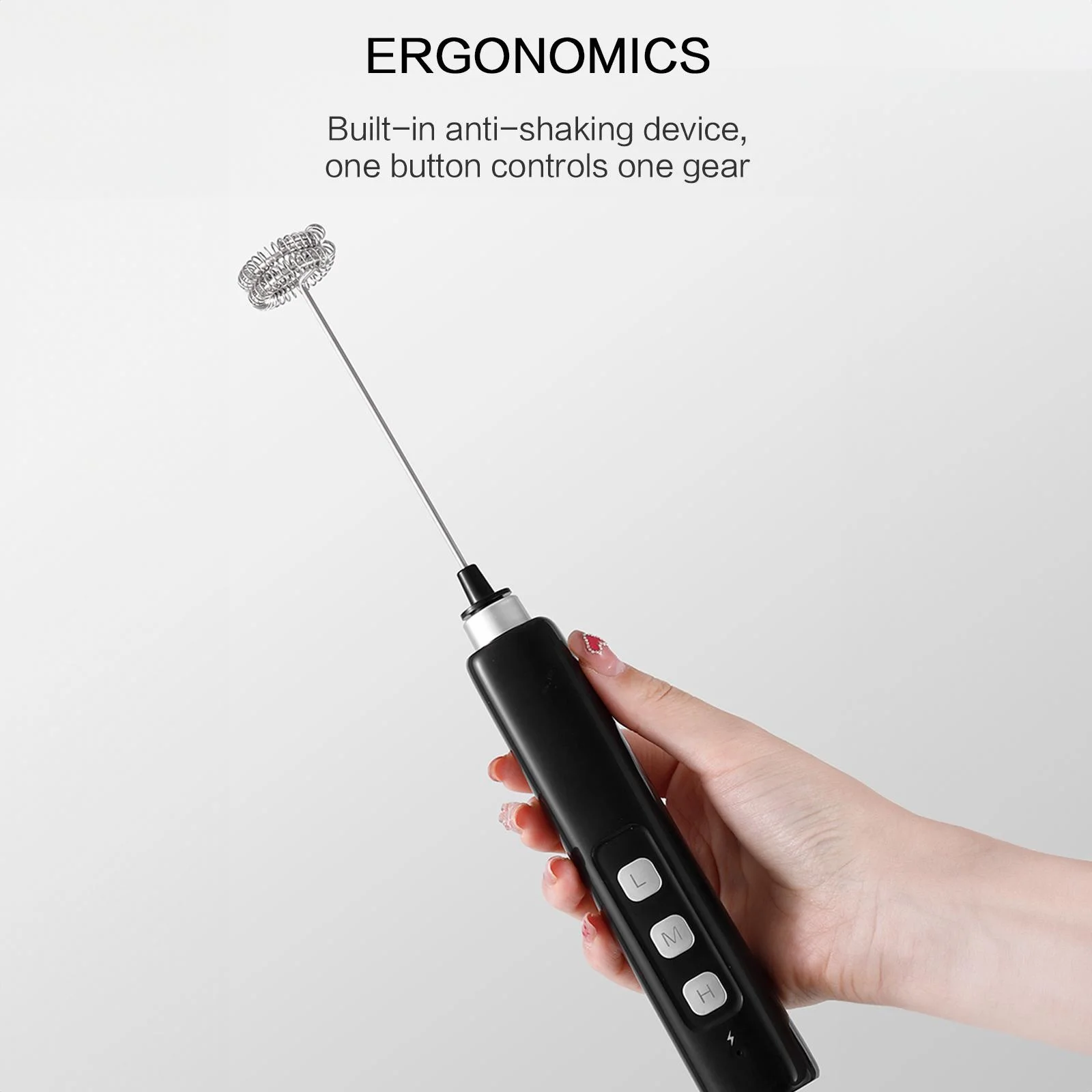 USB 충전식 휴대용 우유 거품기 미니 전동 믹서 3단 - Mini Electronics Gadgets 리뷰 및 가격