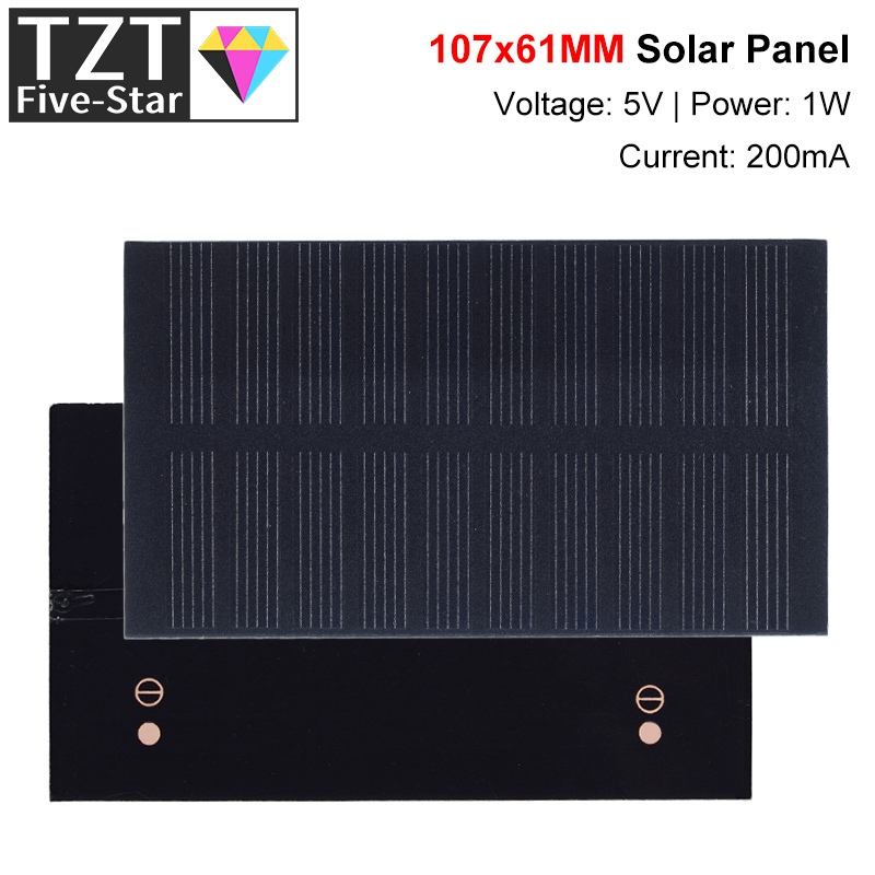 스마트 전자 태양 전지 패널 1W 5V, 전자 DIY  - Electronics Home Gadgets 리뷰 및 가격