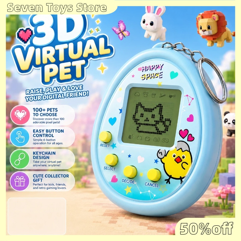 인터랙티브 3D 가상 애완동물 장난감 아쿠아 블루 컬렉 - Electronics And Gadgets With Y 리뷰 및 가격